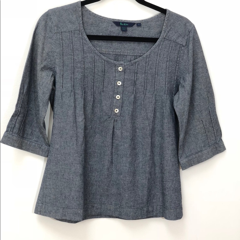 SUMMER CLEARANCE Boden Denim Blouse